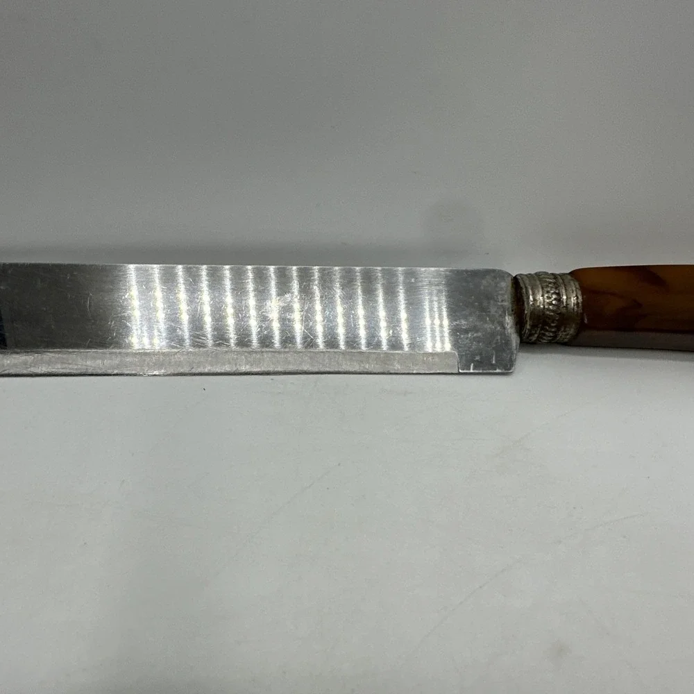 Large Vintage Cutting/Carving  Knife Bakelite Handle12